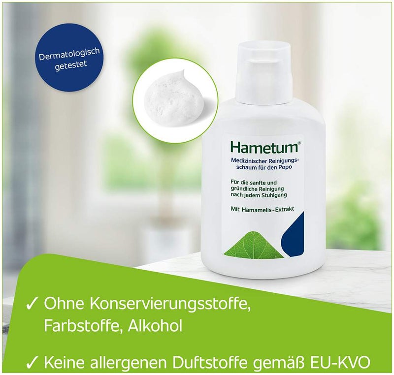 Hametum Medizinischer Reinigungsschaum 100 ml