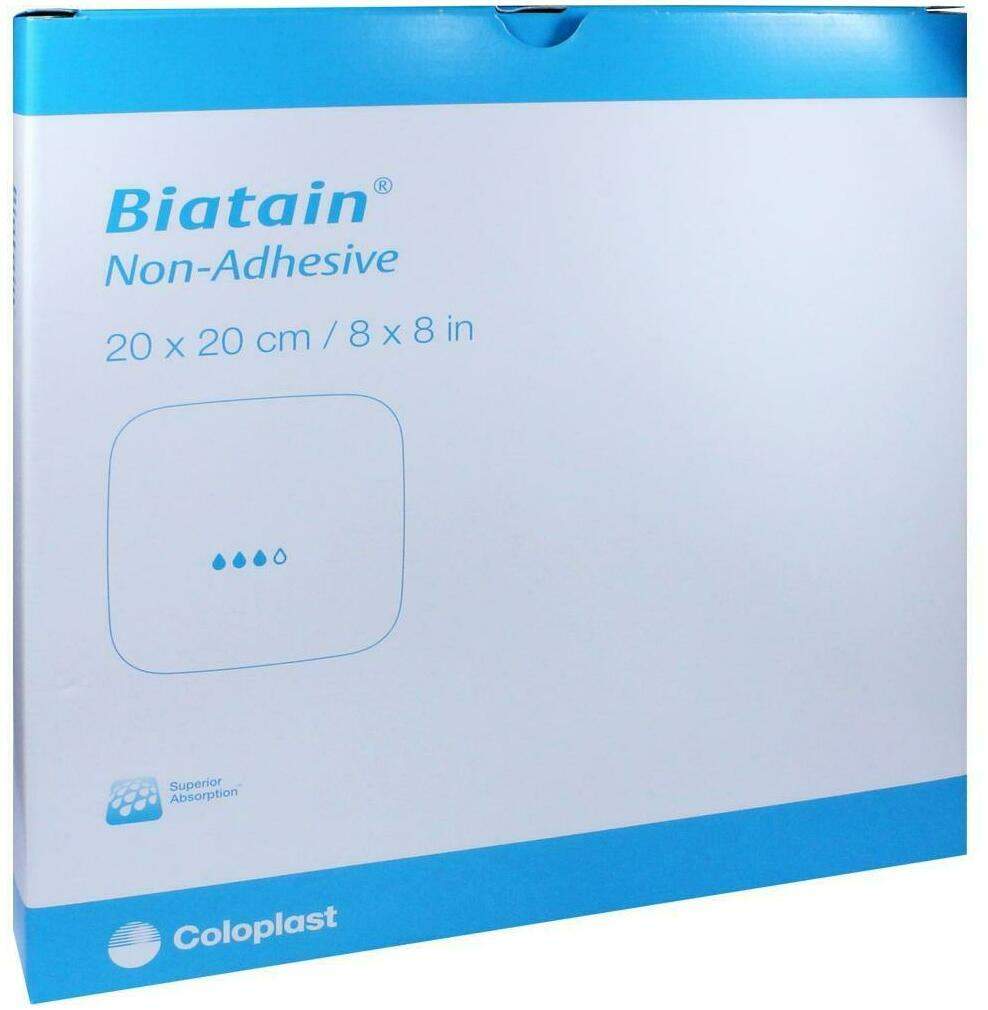 Biatain Schaumverband 20x20 cm Nicht Haftend