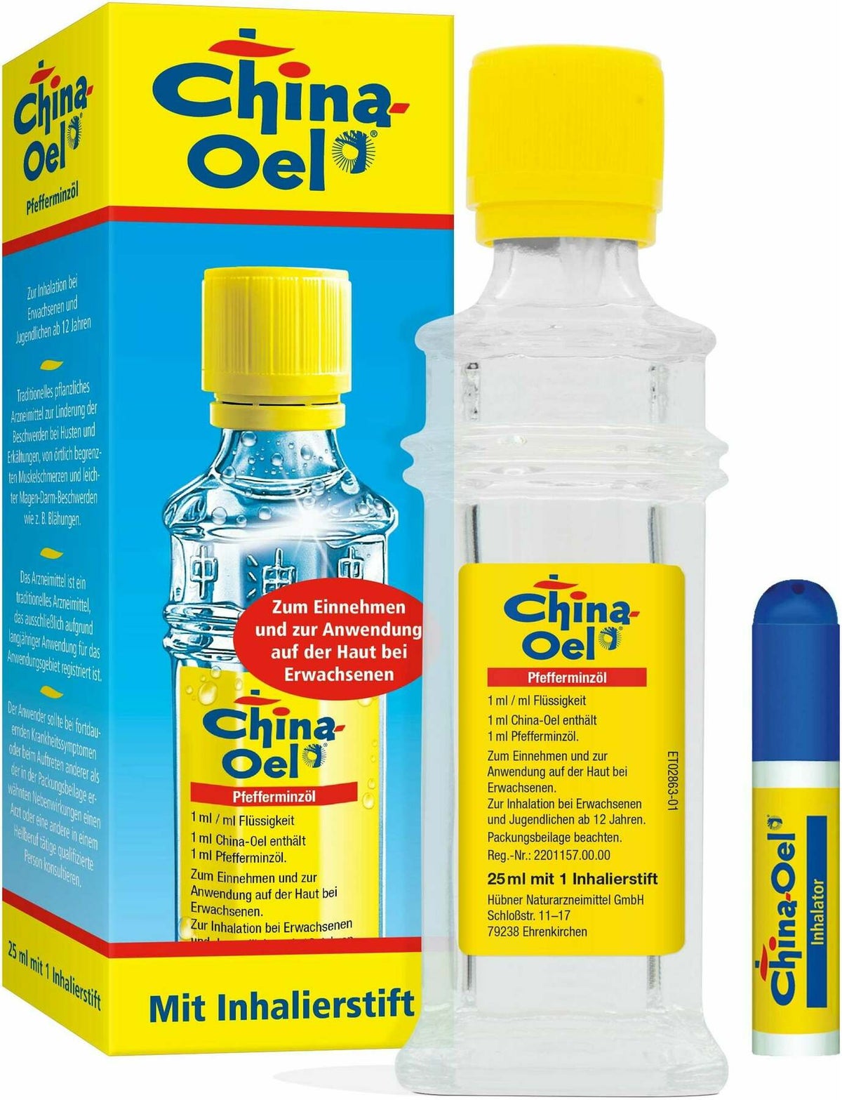 China-Öl mit Inhalator 25 ml Ätherisches Öl