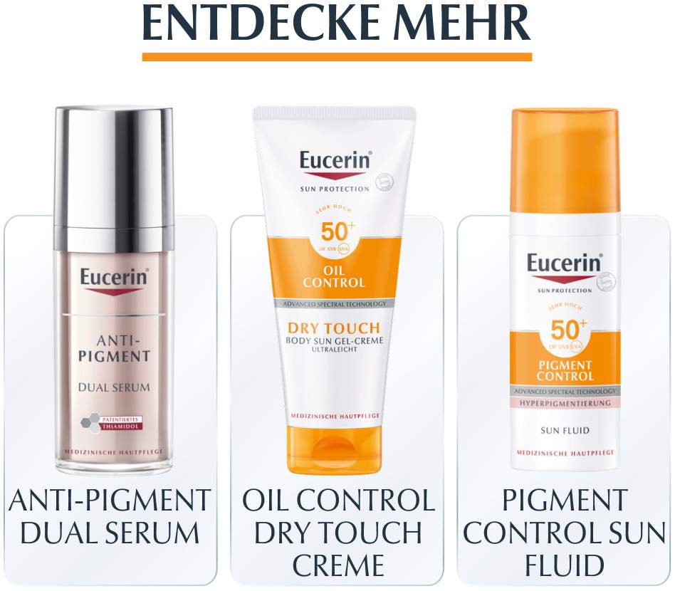 Eucerin Sun Pigment Control Face Fluid Getönt (Mittel) LSF 50+ 50 ml
