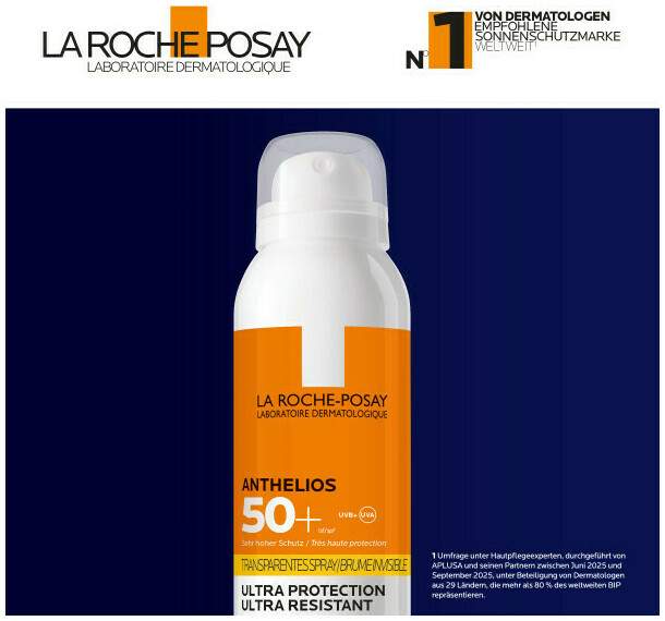 La Roche Posay Anthelios XL transparentes Körperspray LSF 50+