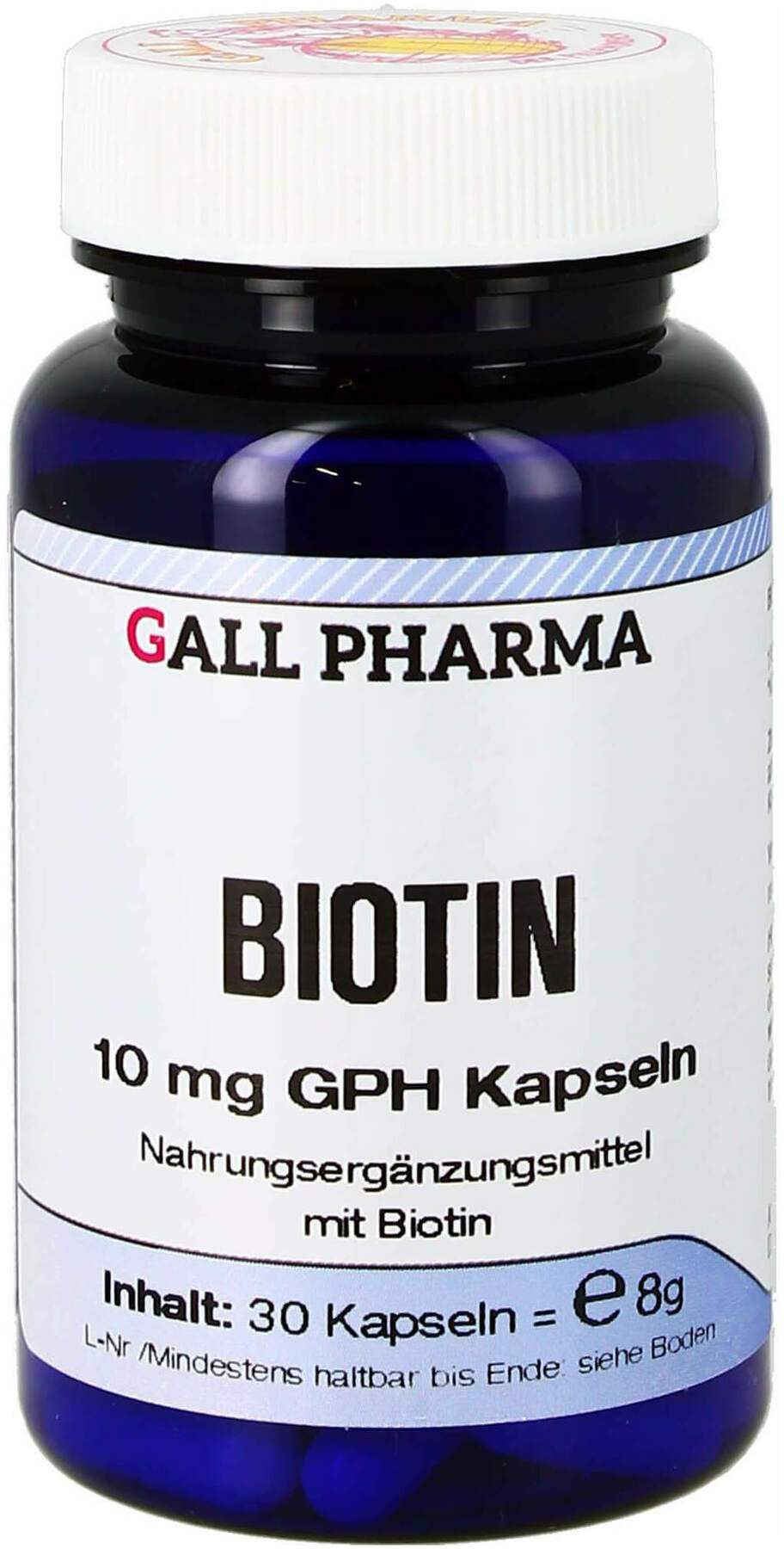 Biotin 10 mg Gph 30 Kapseln