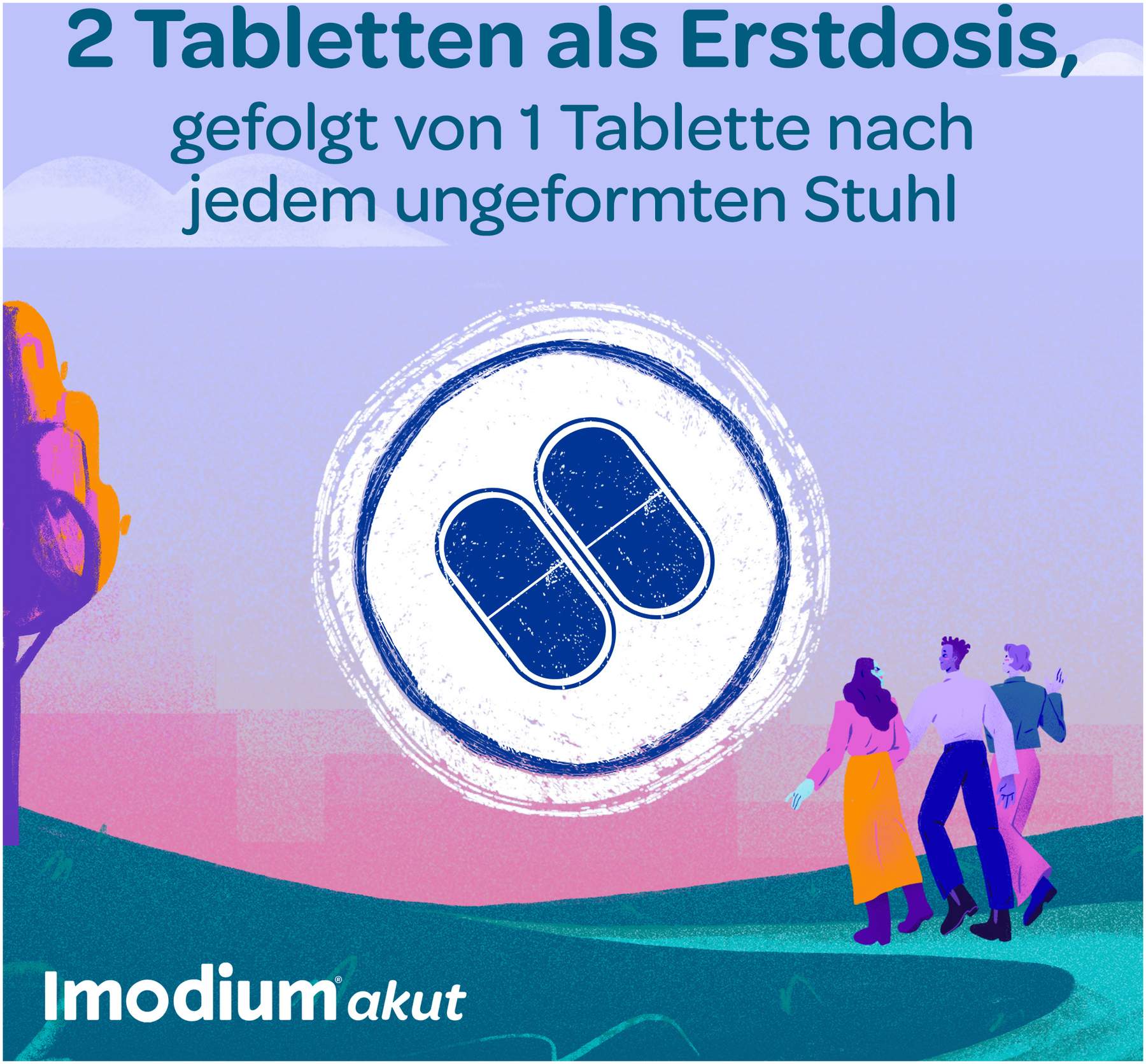 Imodium akut Duo 2 mg 125 mg 12 Tabletten