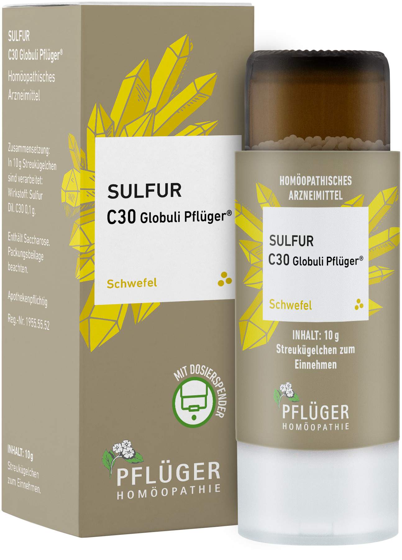 Sulfur C 30 Globuli Pflüger Dosierspende 10 g