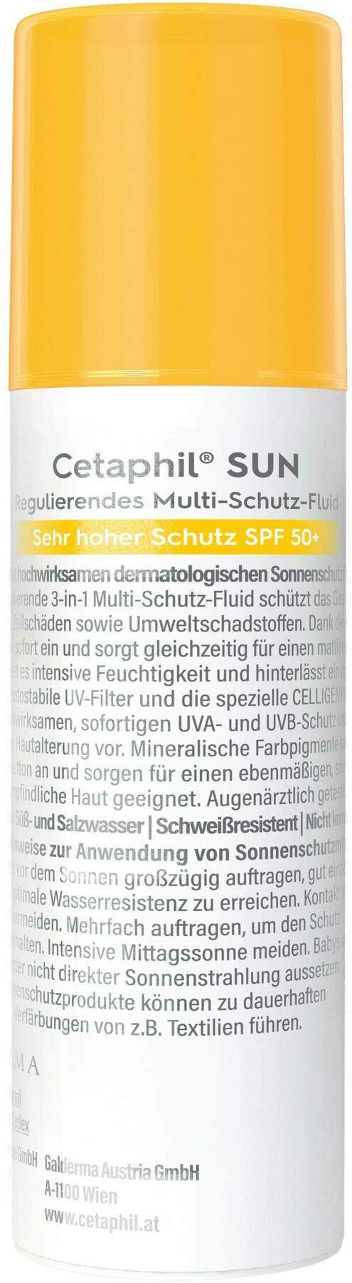 Cetaphil Sun Daylong SPF 50+ regulierendes Multi Schutz Fluid Gesicht 50 ml
