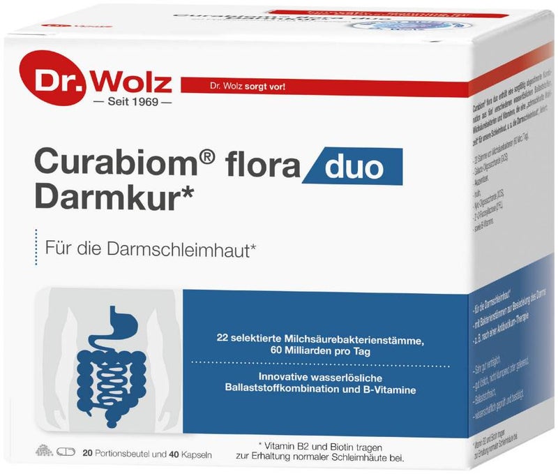 Curabiom Flora Duo Kombipackung 20 Beutel+40 Kapse