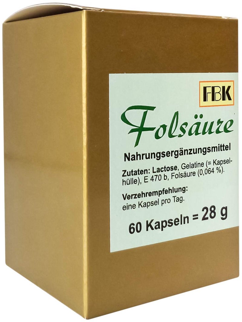 Folsäure Kapseln