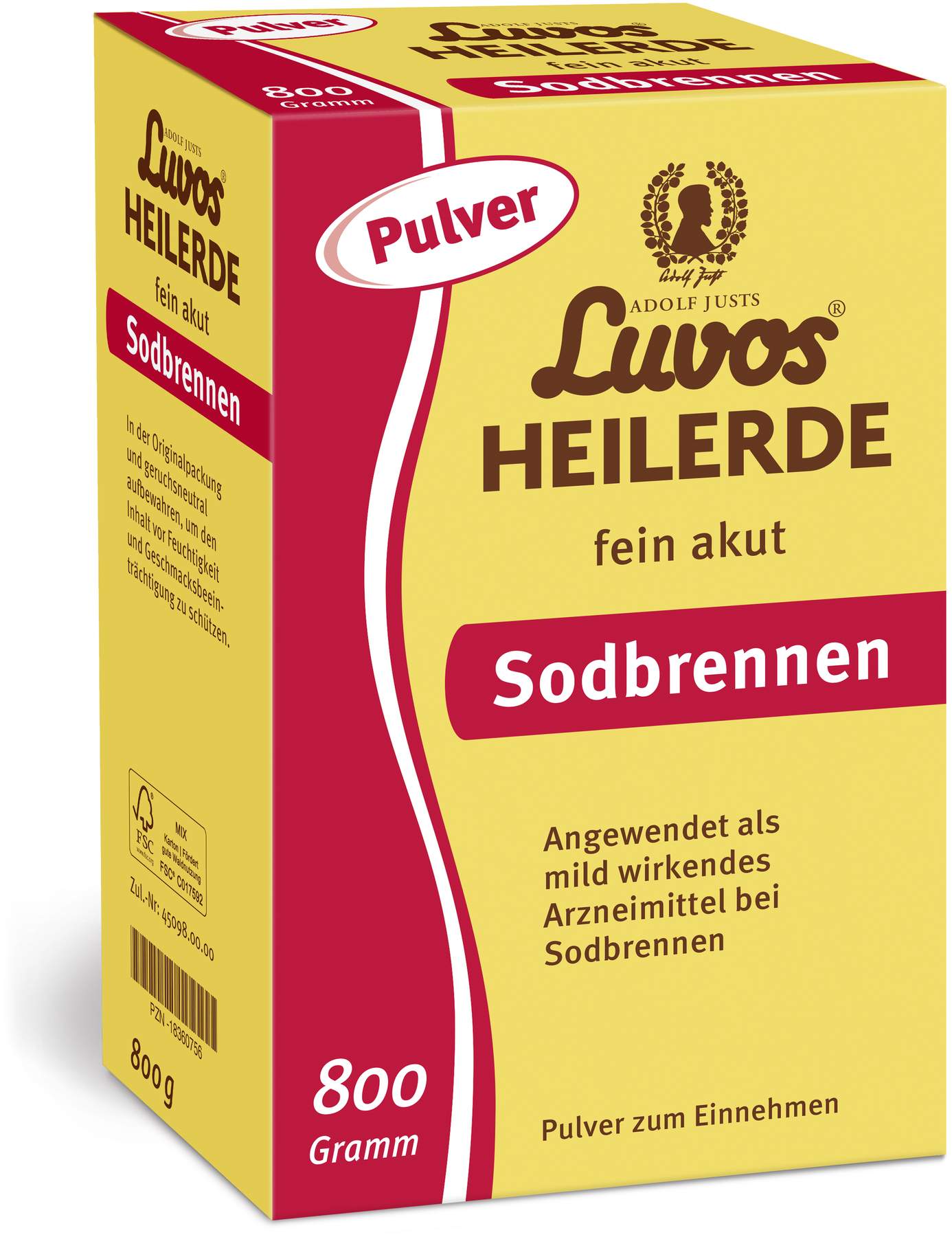 Luvos Heilerde Fein Akut 800 G Pulver