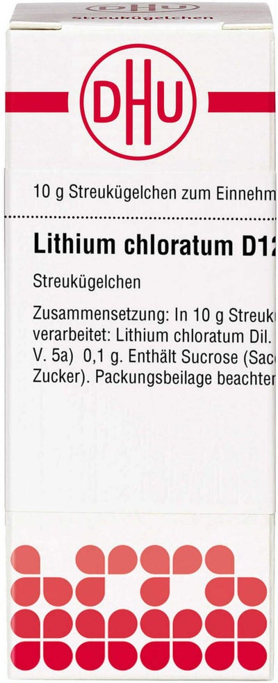 Dhu Lithium Chloratum D12 Globuli 10 G