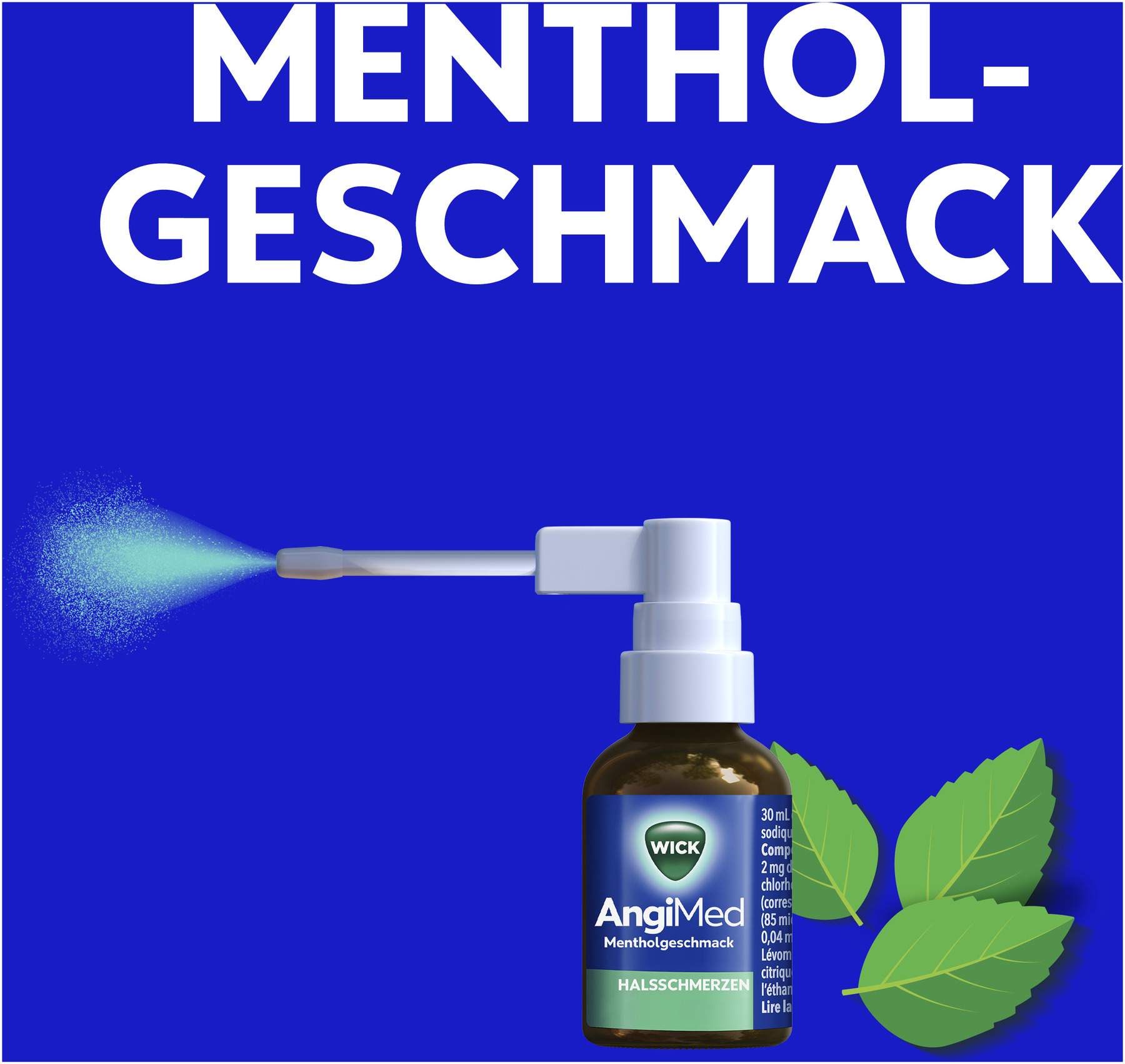 WICK AngiMed Mentholgeschmack 30 ml Spray