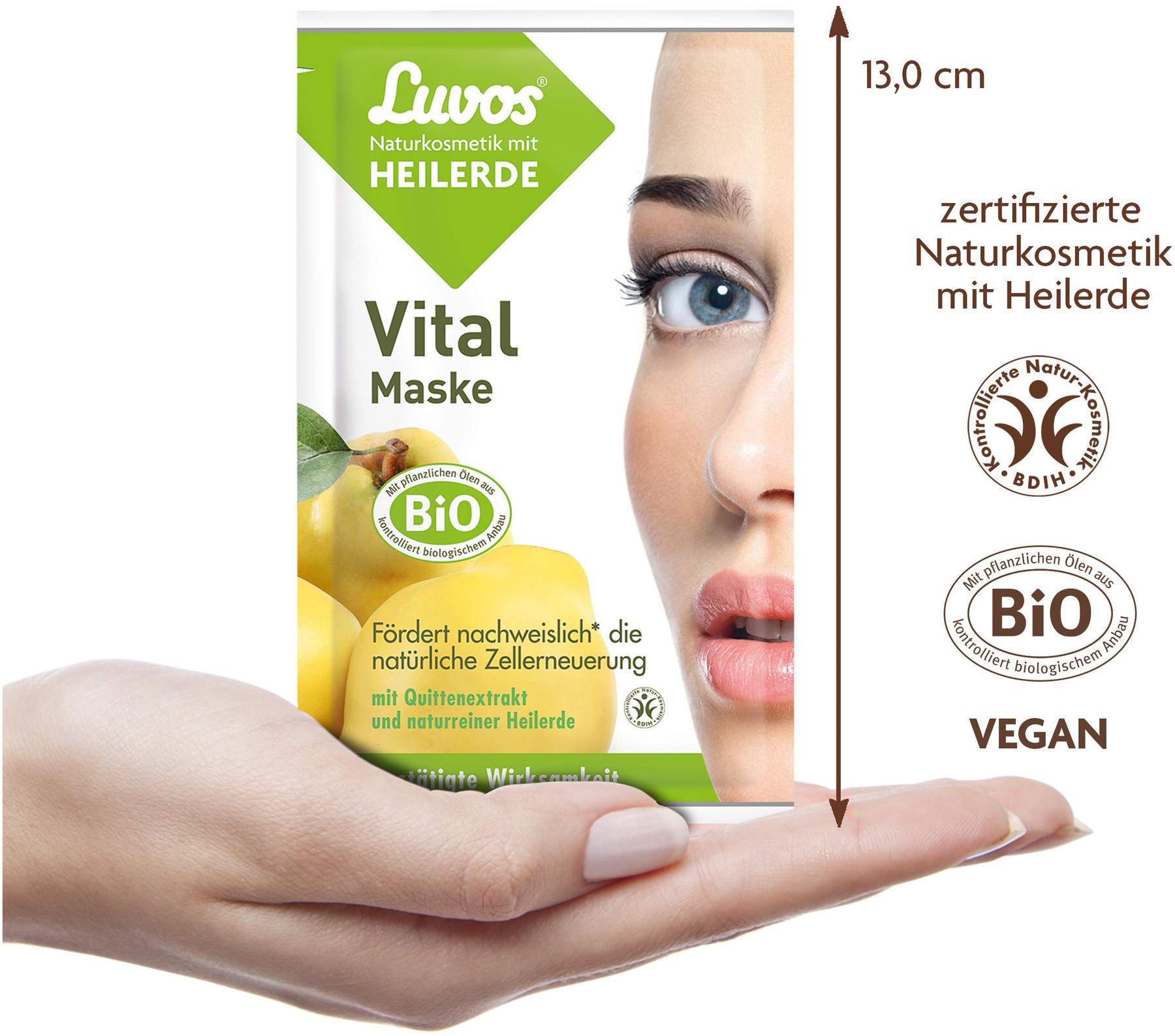 Luvos Naturkosmetik Heilerde Vital 2 X 7,2 ml Maske