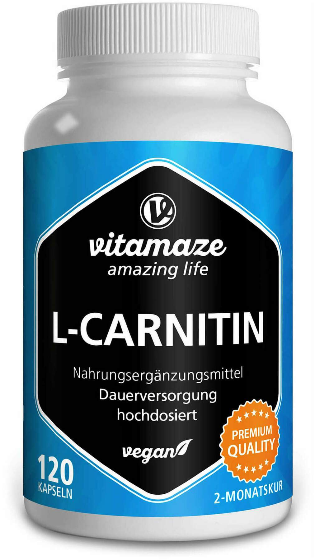 L-Carnitin 680 mg Vegan 120 Kapseln