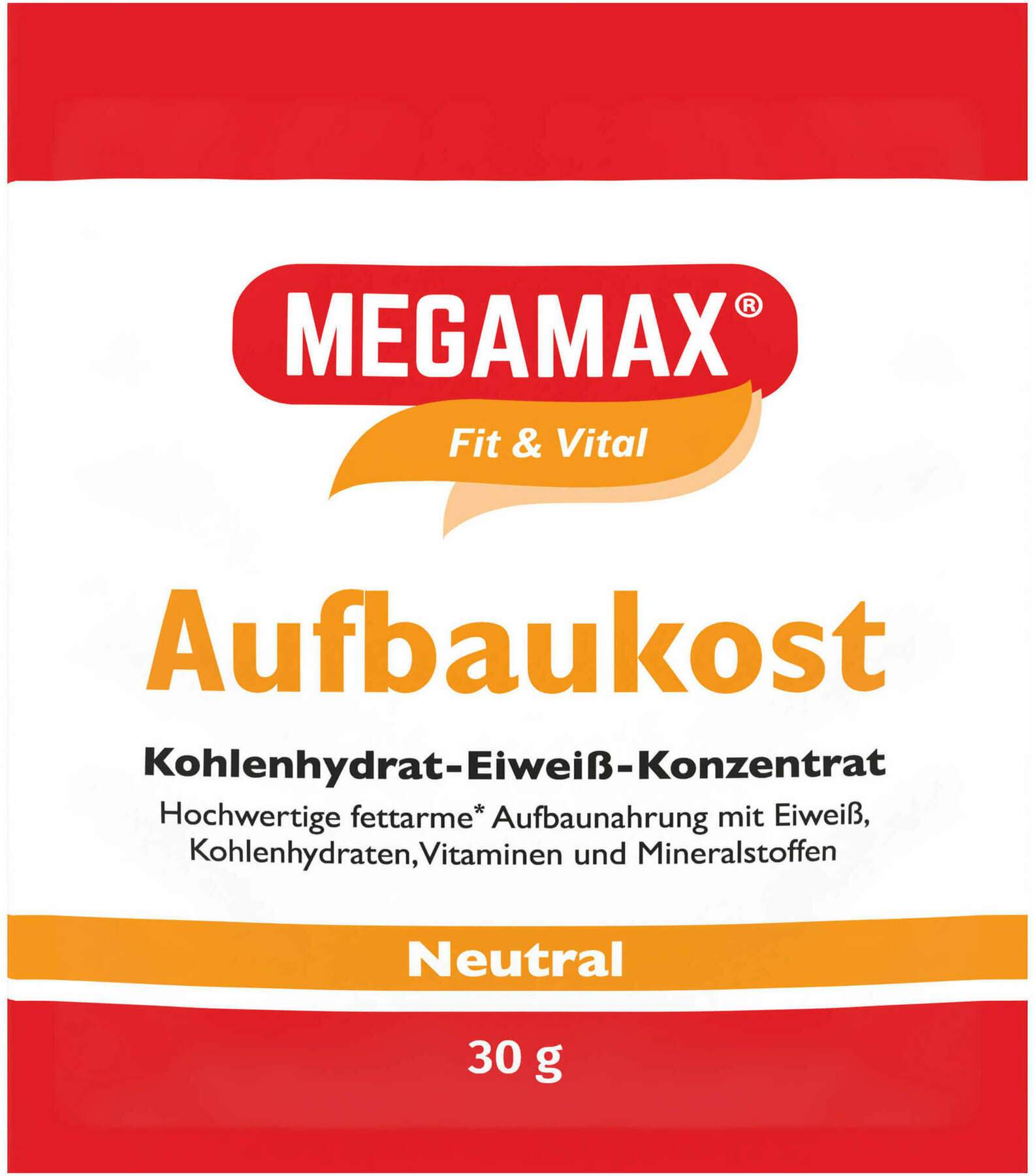 Megamax Aufbaukost Neutral Pulver 30g