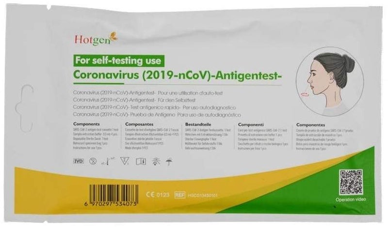 Hotgen Coronavirus Antigentest zur Laienanwendung 1 Stück