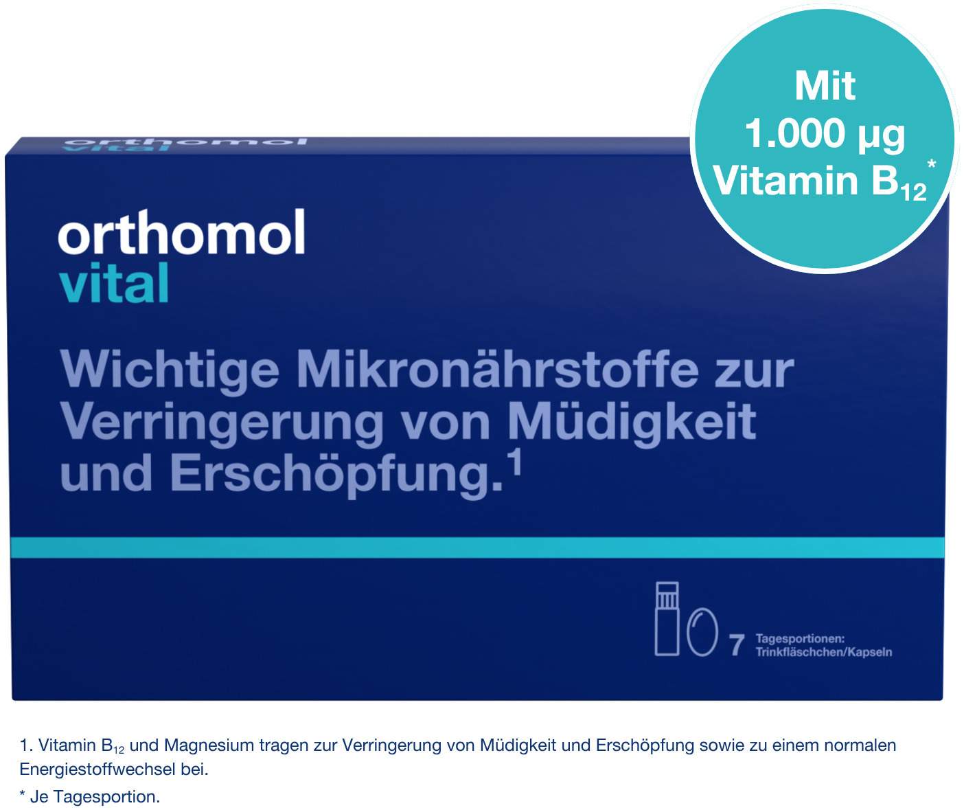 Orthomol Vital 7 Trinkfläschchen 1 Kombipackung