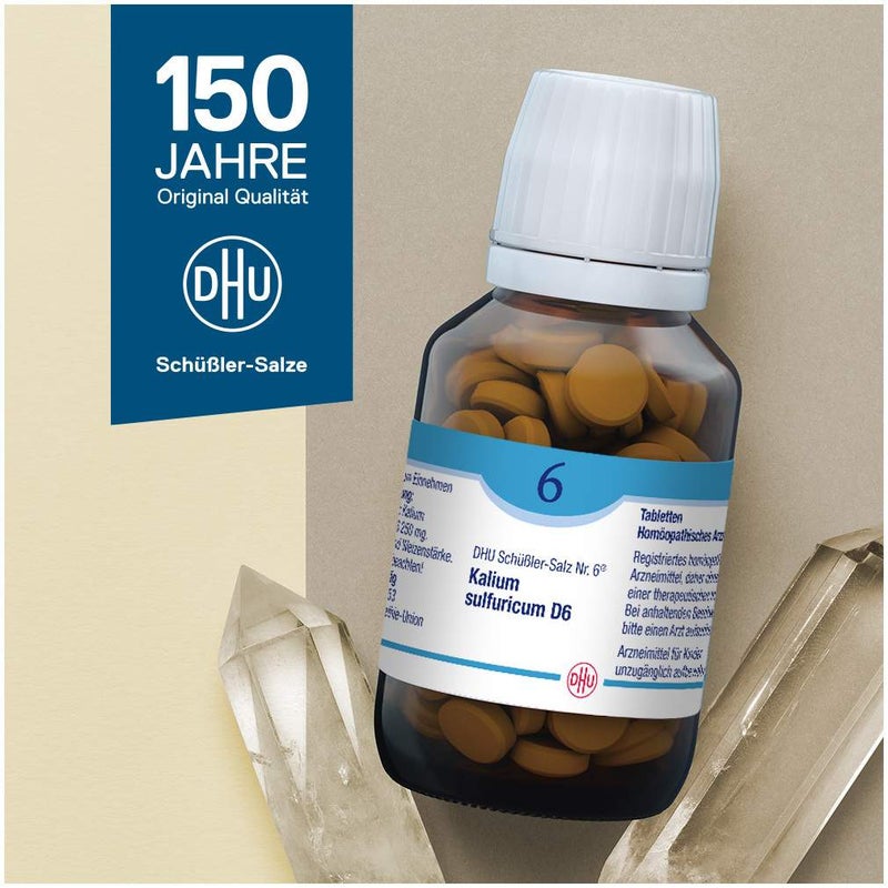 DHU Schüßler-Salz Nr. 6 Kalium sulfuricum D6 80 Tabletten