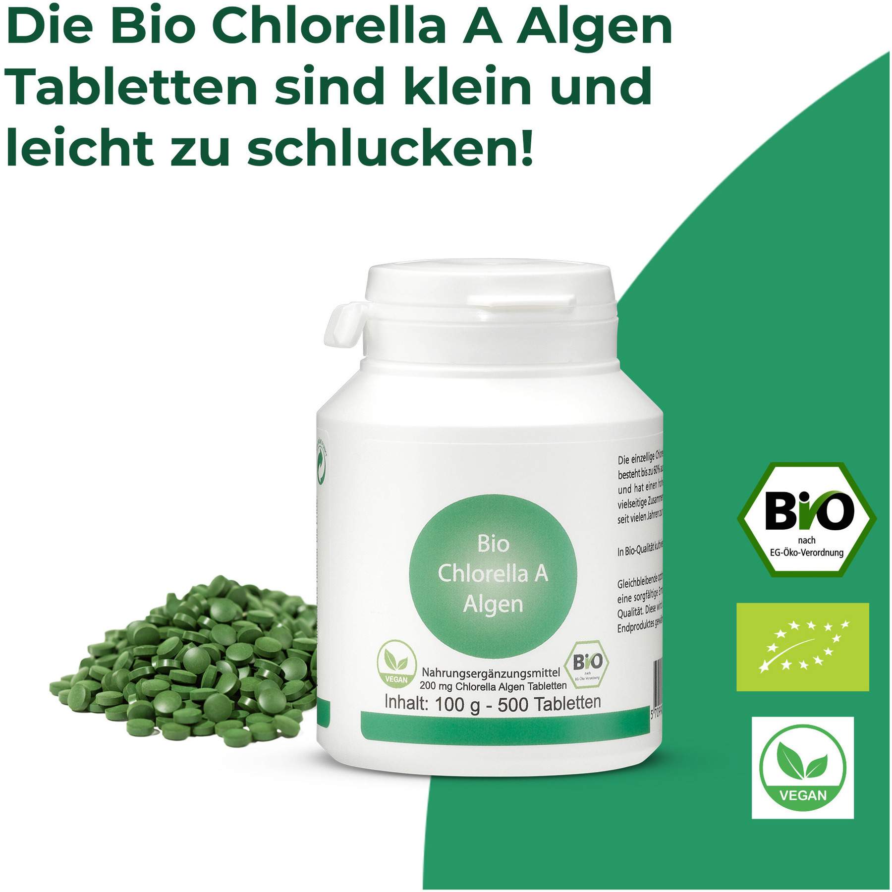Bio Chlorella A 500 Tabletten