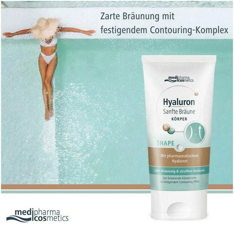 medipharma cosmetics Hyaluron Sanfte Bräune Shape Körperpflege 150 ml Creme