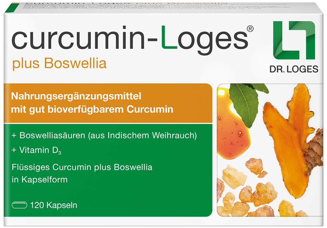 Curcumin Loges Plus Boswellia 120 Kapseln