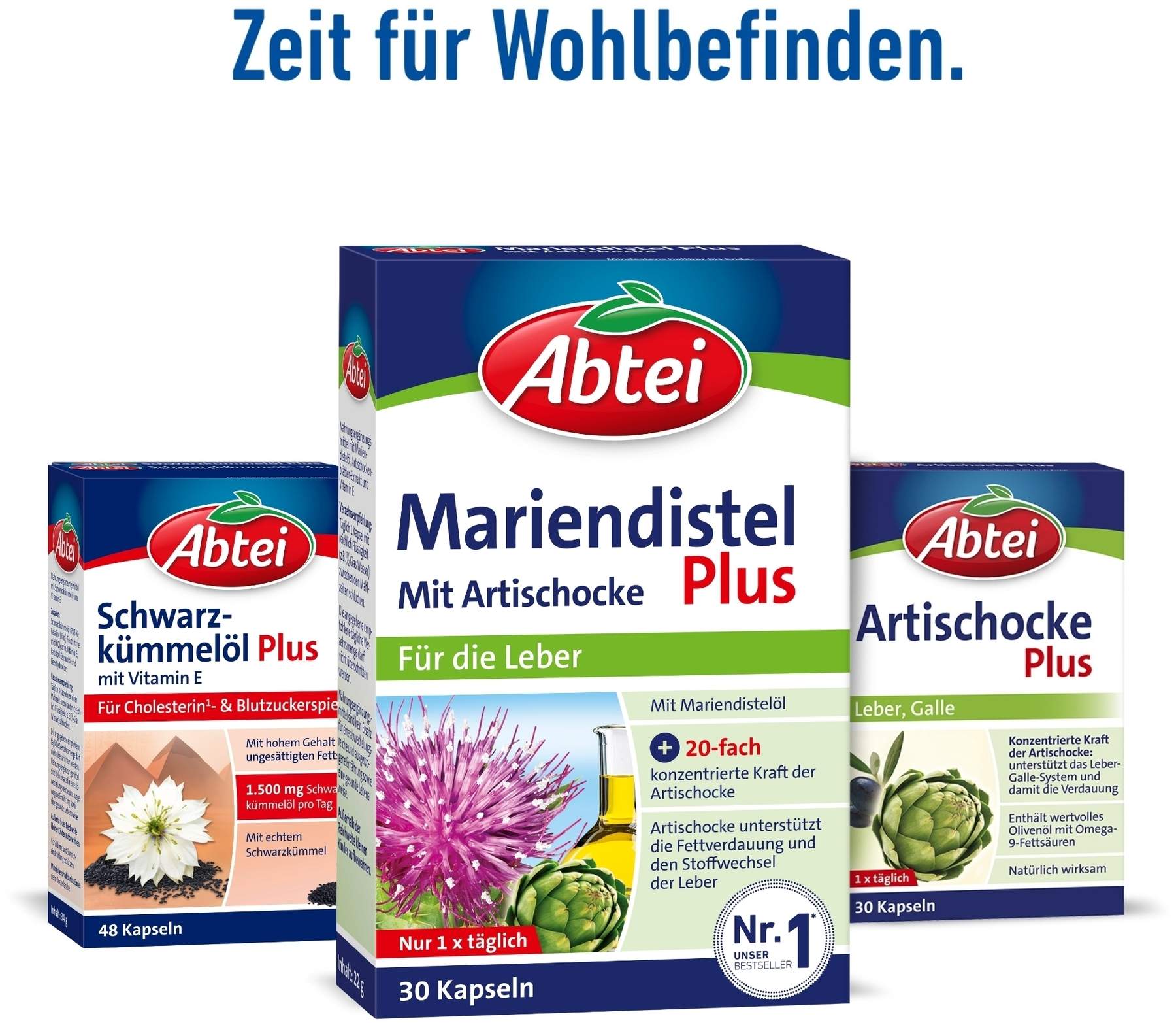 Abtei Mariendistel Plus Mit Artischocke 30 Kapseln