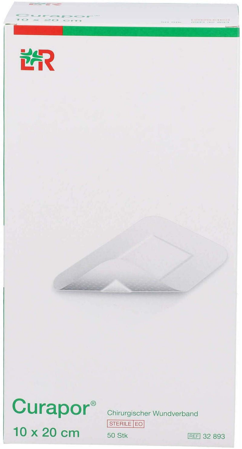 Curapor Wundverband Steril 10 X 20 cm 50 Pflaster