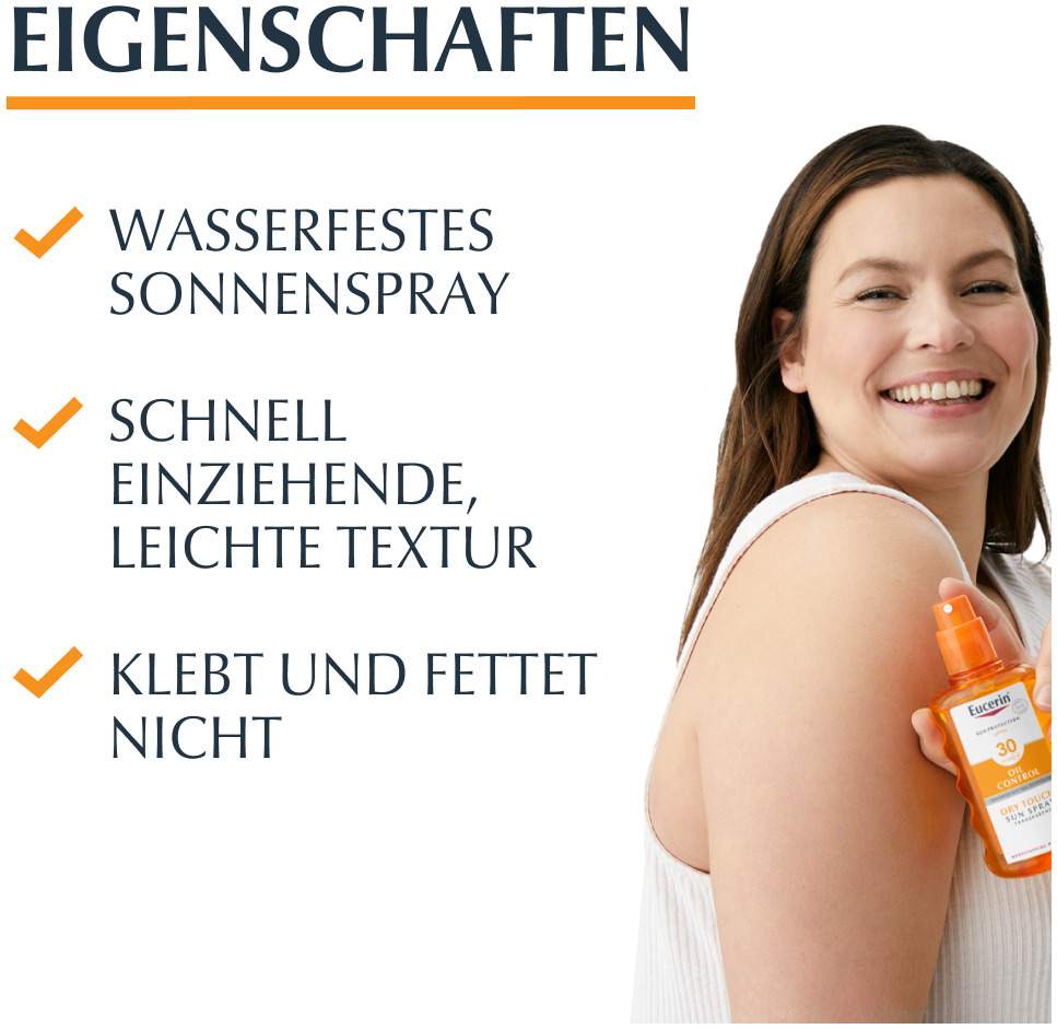 Eucerin Sun Oil Control Transparent Spray LSF 30 200 ml