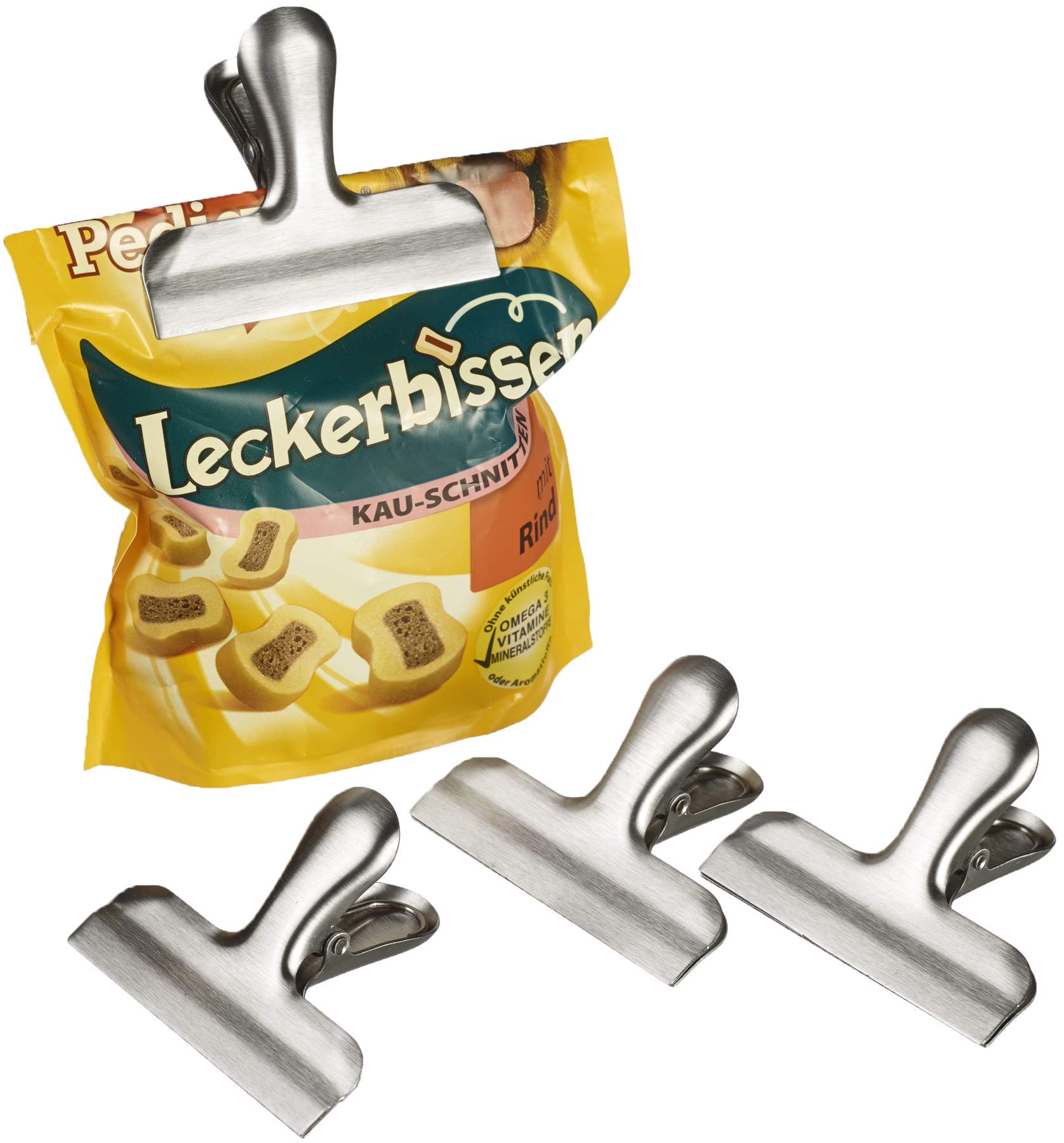 Verschlussklammern Edelstahl 4 Stk
