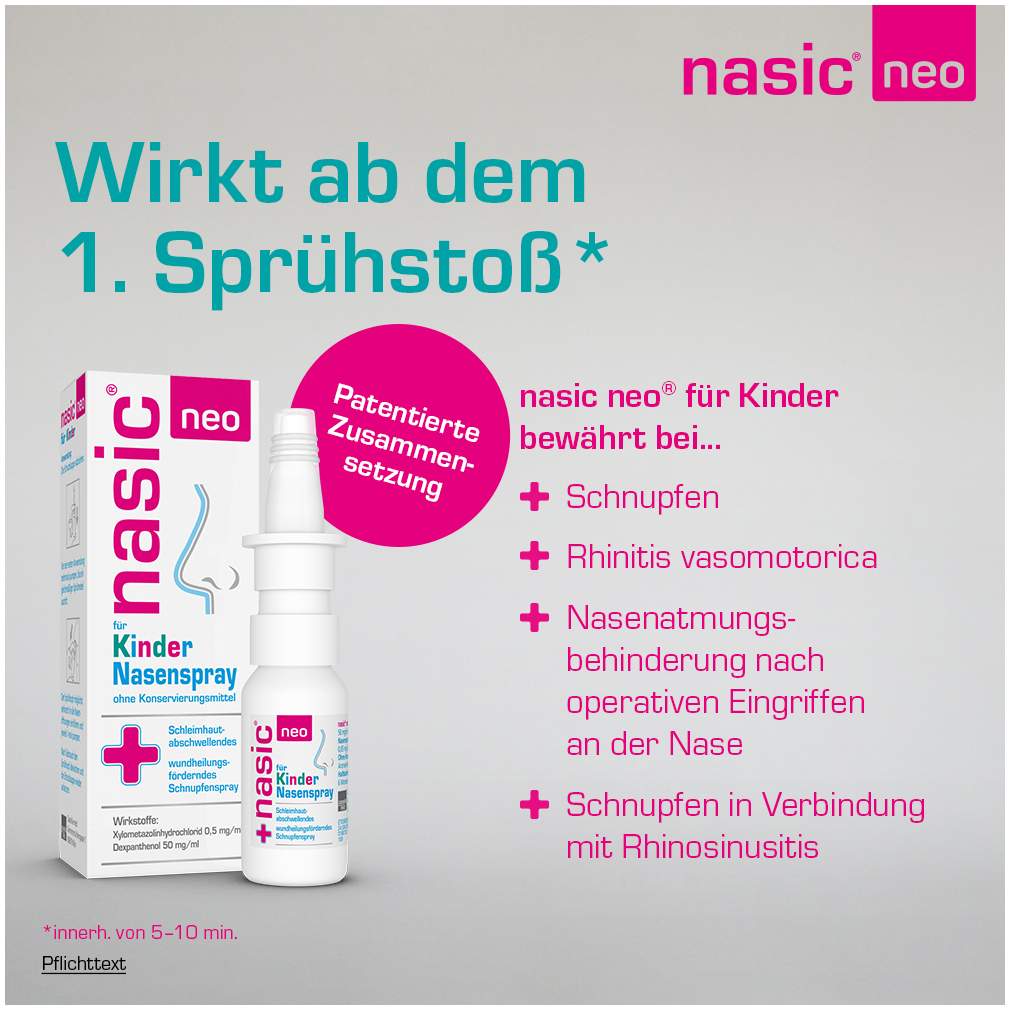 Nasic neo für Kinder 10 ml Nasenspray