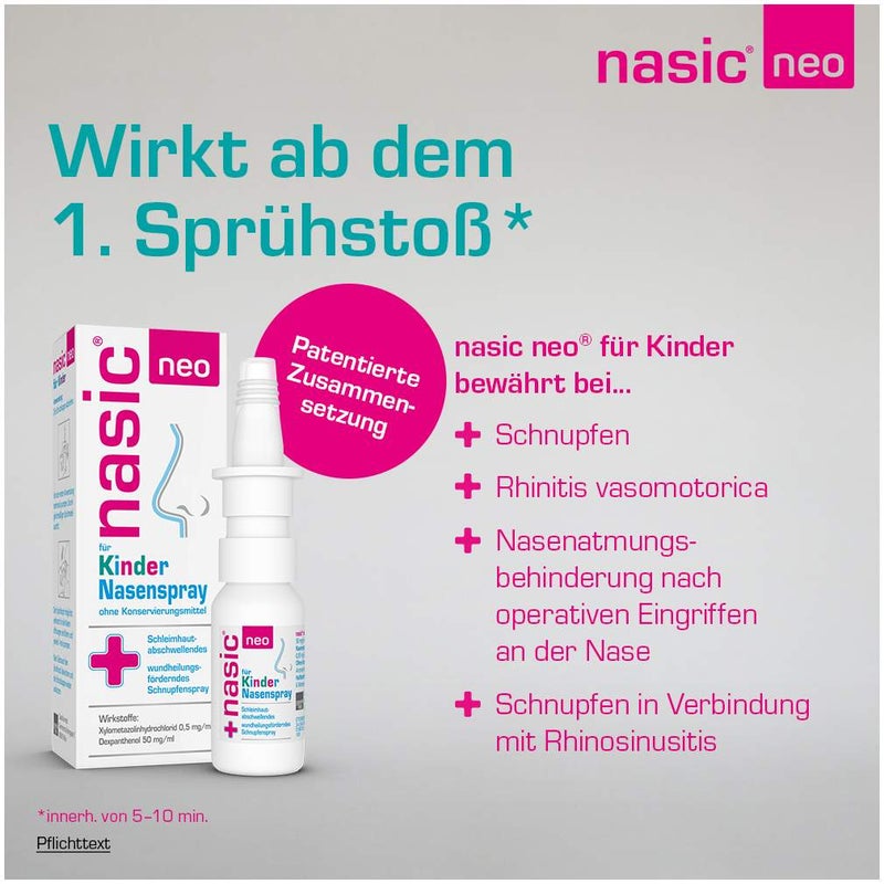 Nasic neo für Kinder 10 ml Nasenspray