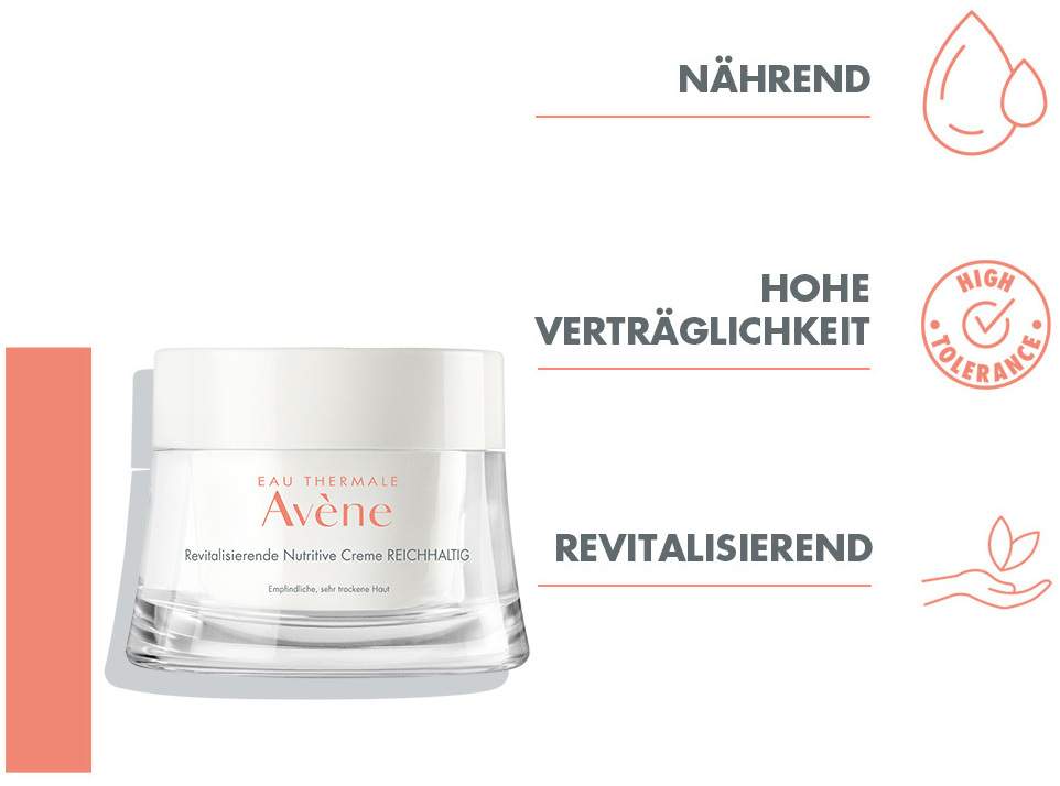 Avene Les Essentiels Revitalisierende Nutritive Creme reichhaltig 50 ml