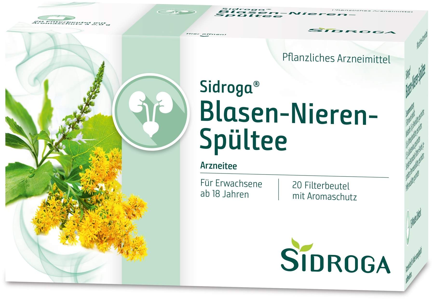 Sidroga Blasen und Nieren Spültee 20 Filterbeutel