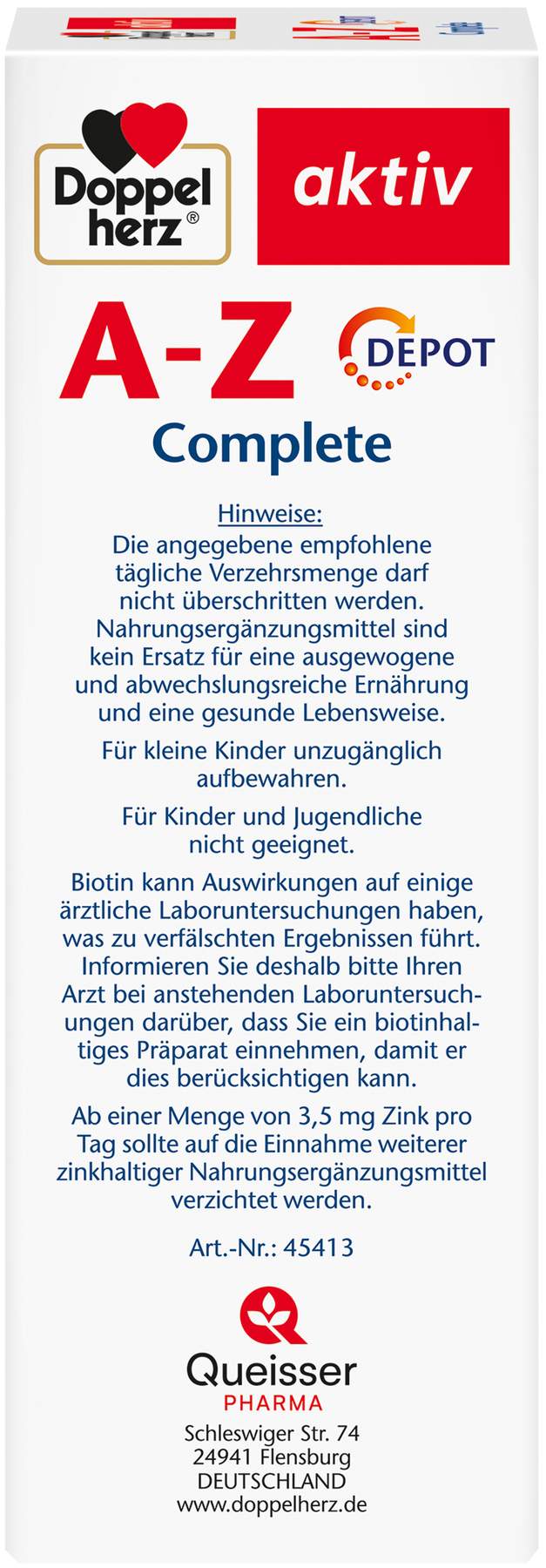 Doppelherz aktiv A-Z Depot 120 Tabletten