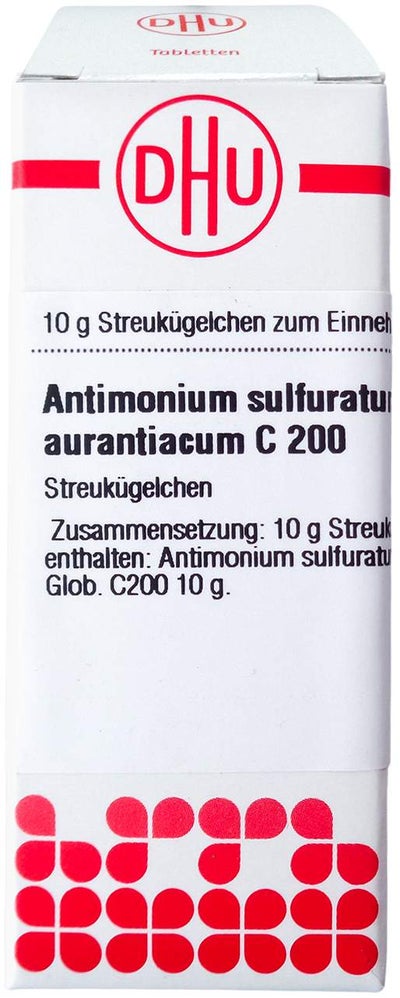 Dhu Antimonium Sulfuratum Aurantiacum C 200 Globuli 10 G
