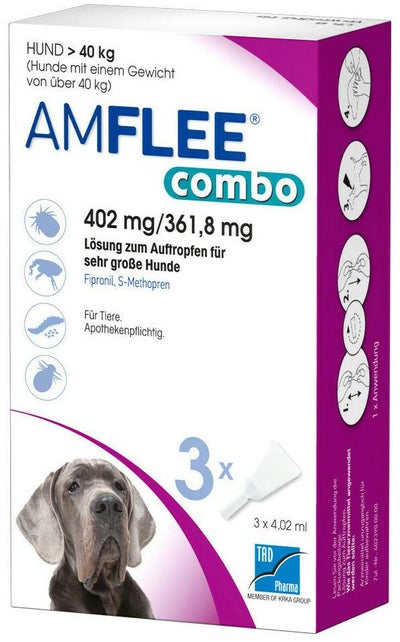 Amflee Combo 402 mg - 361,8 mg Spot-On Lösung Für Sehr Große...