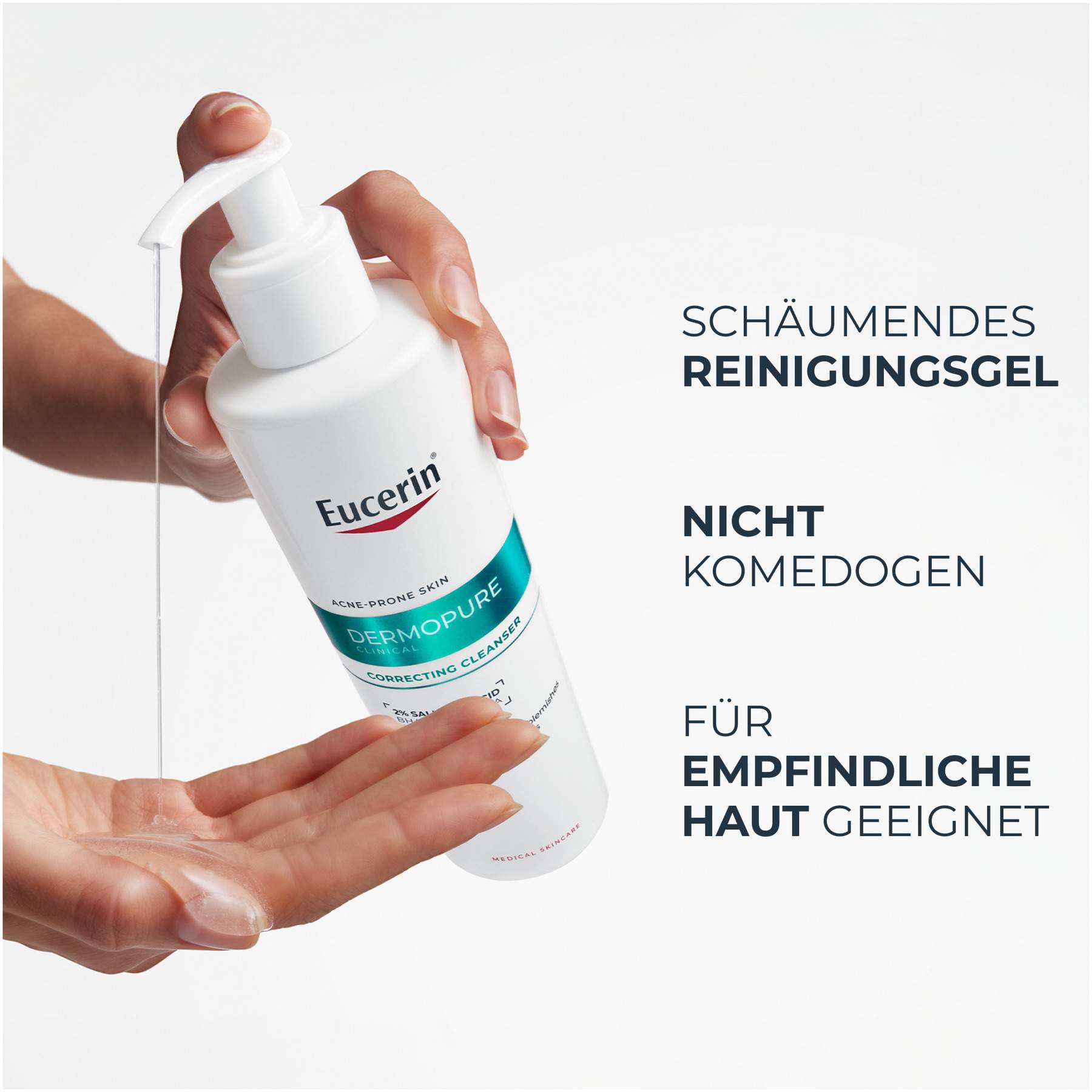Eucerin DermoPure Clinical erneuerndes Reinigungsgel 400 ml