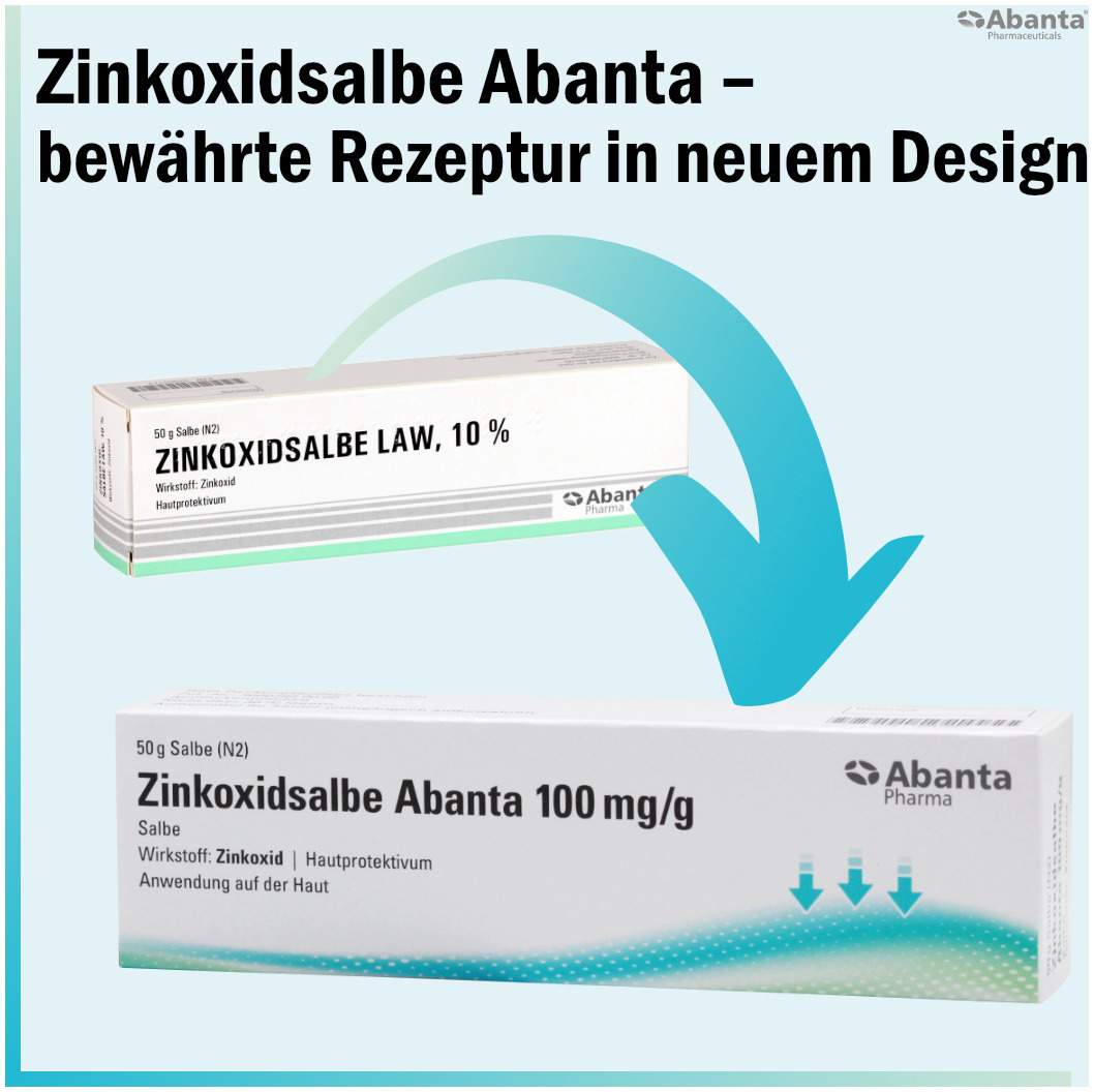 Zinkoxidpaste Abanta 100 mg-g 50 g