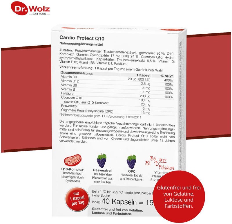Cardio Protect Q10 Kapseln 40 Stück
