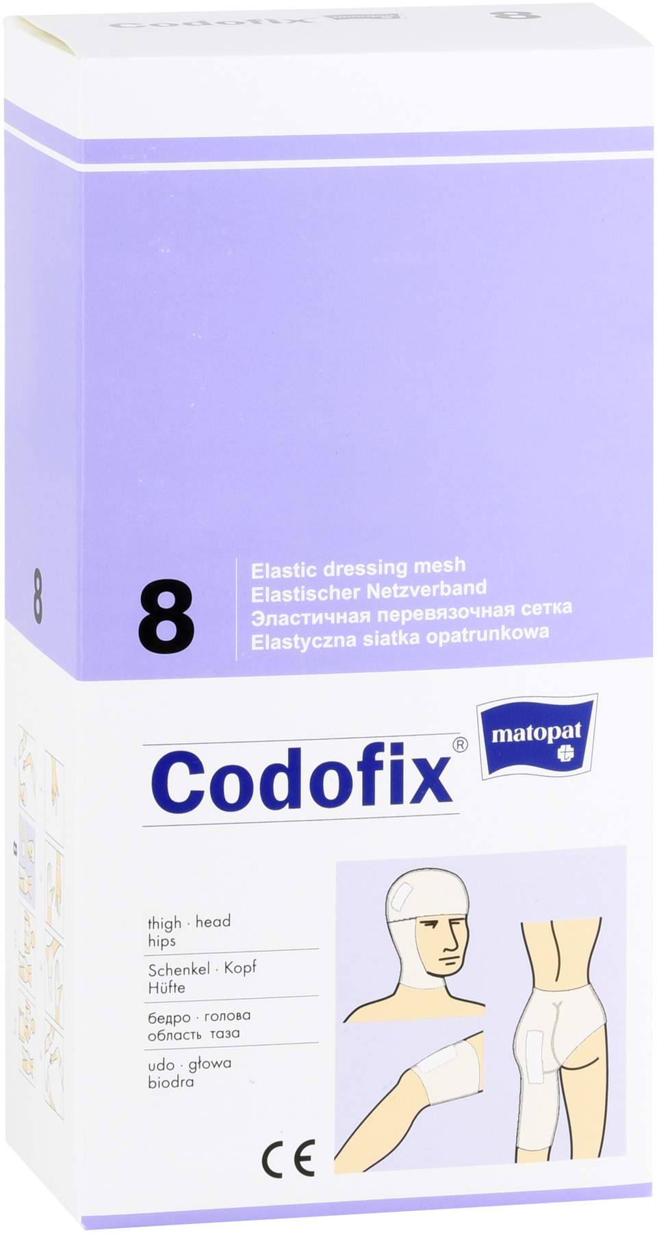 Codofix Netzverband 1 M Kopf Hüfte