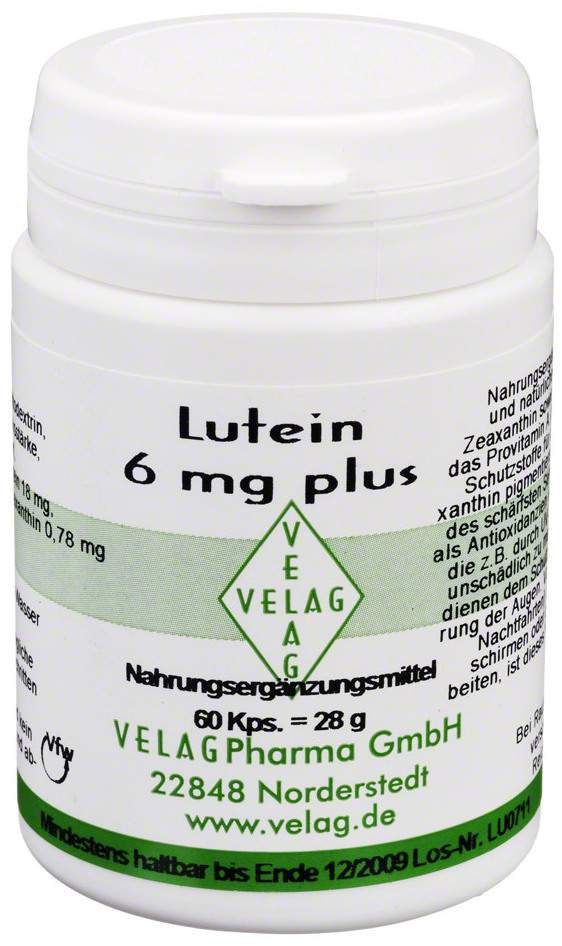 Lutein 6 mg Plus Kapseln