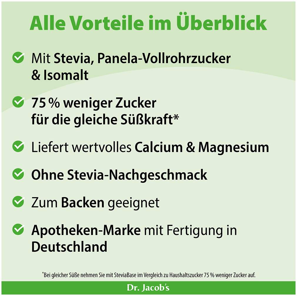 Steviabase Dr. Jacob s 400g Pulver