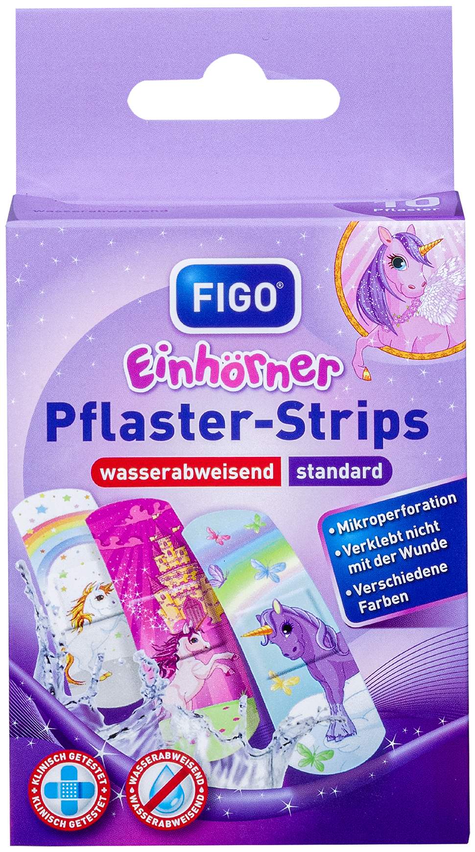 Figo Kinderpflaster Einhörner 10 Stück