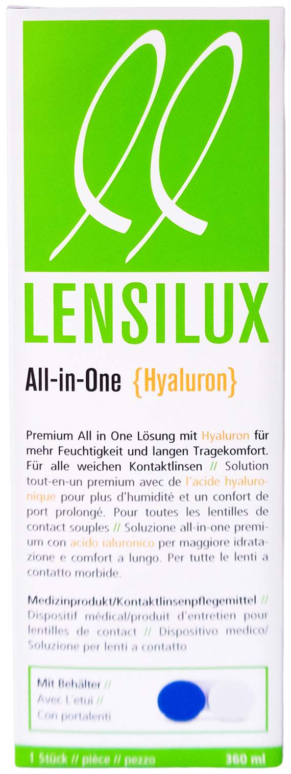 Lensilux All-In-One Lsg.Hyaluron+beh.F.W.Kont.L.