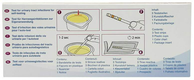 Geratherm Infection Control Harnwegsinfektionstest 3 Stück
