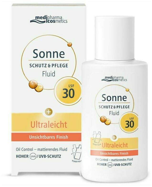medipharma cosmetics Sonne Schutz & Pflege Fluid ultraleicht LSF 30 50 ml Lotion