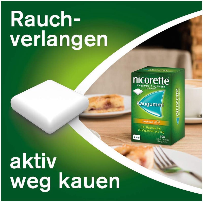 Nicorette 2 mg freshfruit 210 Kaugummis