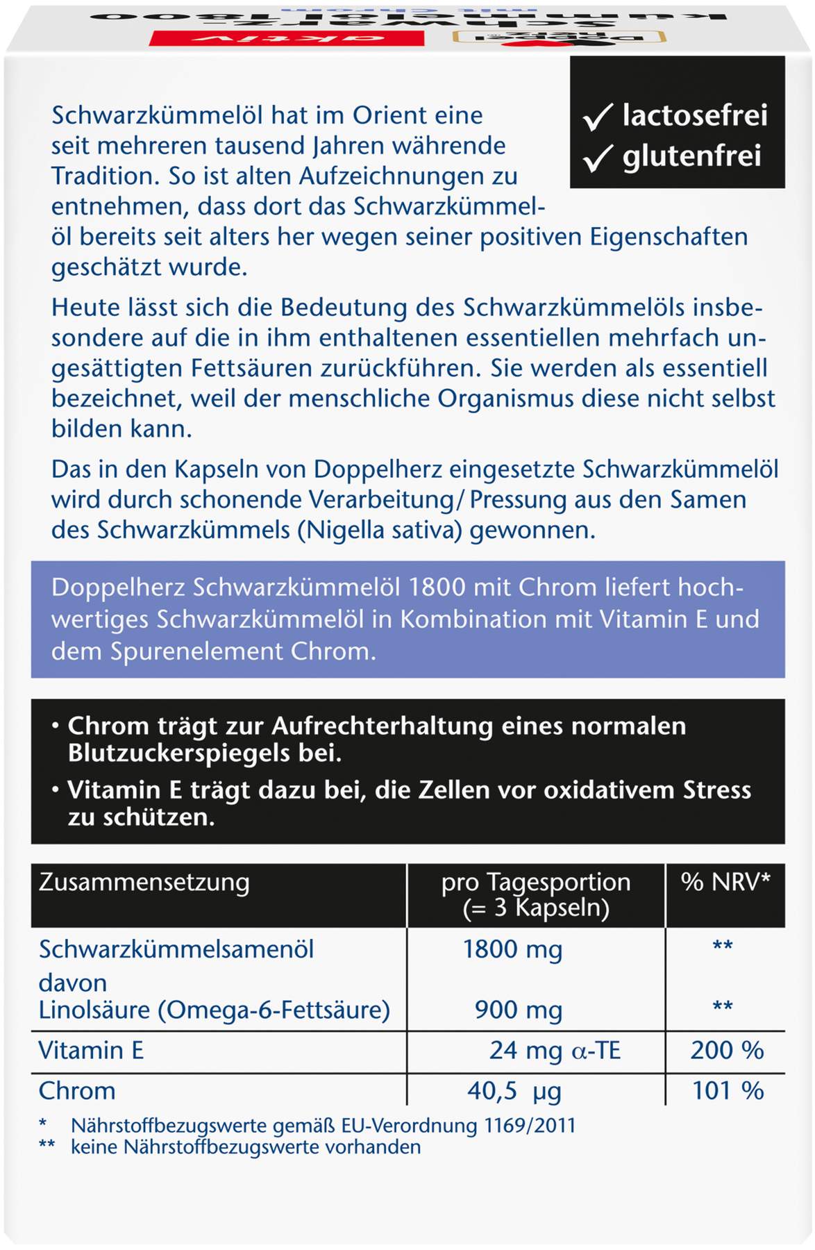 Doppelherz Schwarzkümmelöl 1800 50 Kapseln