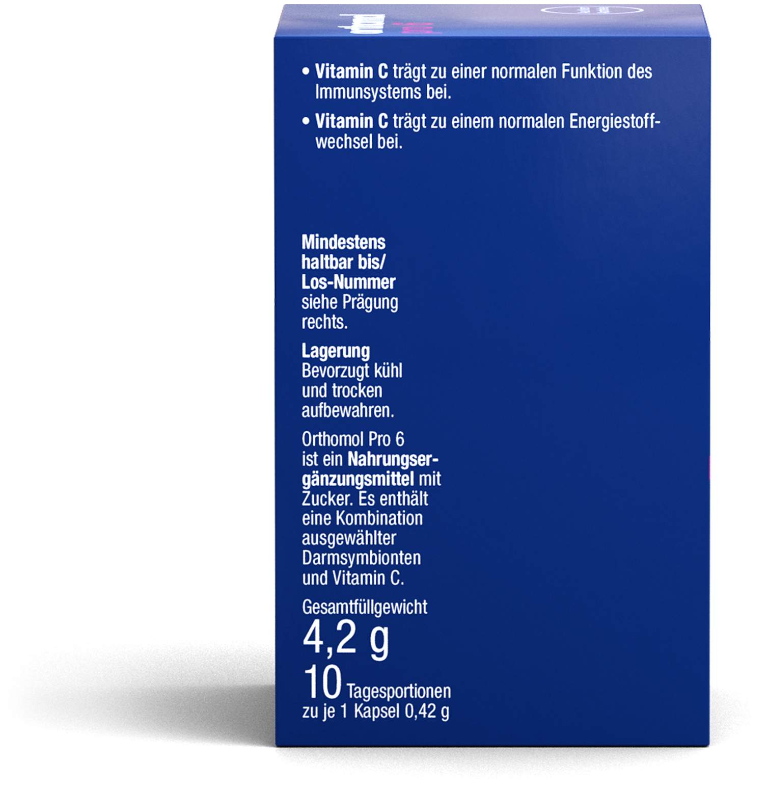 Orthomol pro 6 10 Kapseln