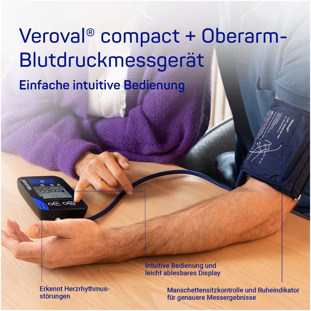 Veroval Compact Plus Oberarm - Blutdruckmessgerät
