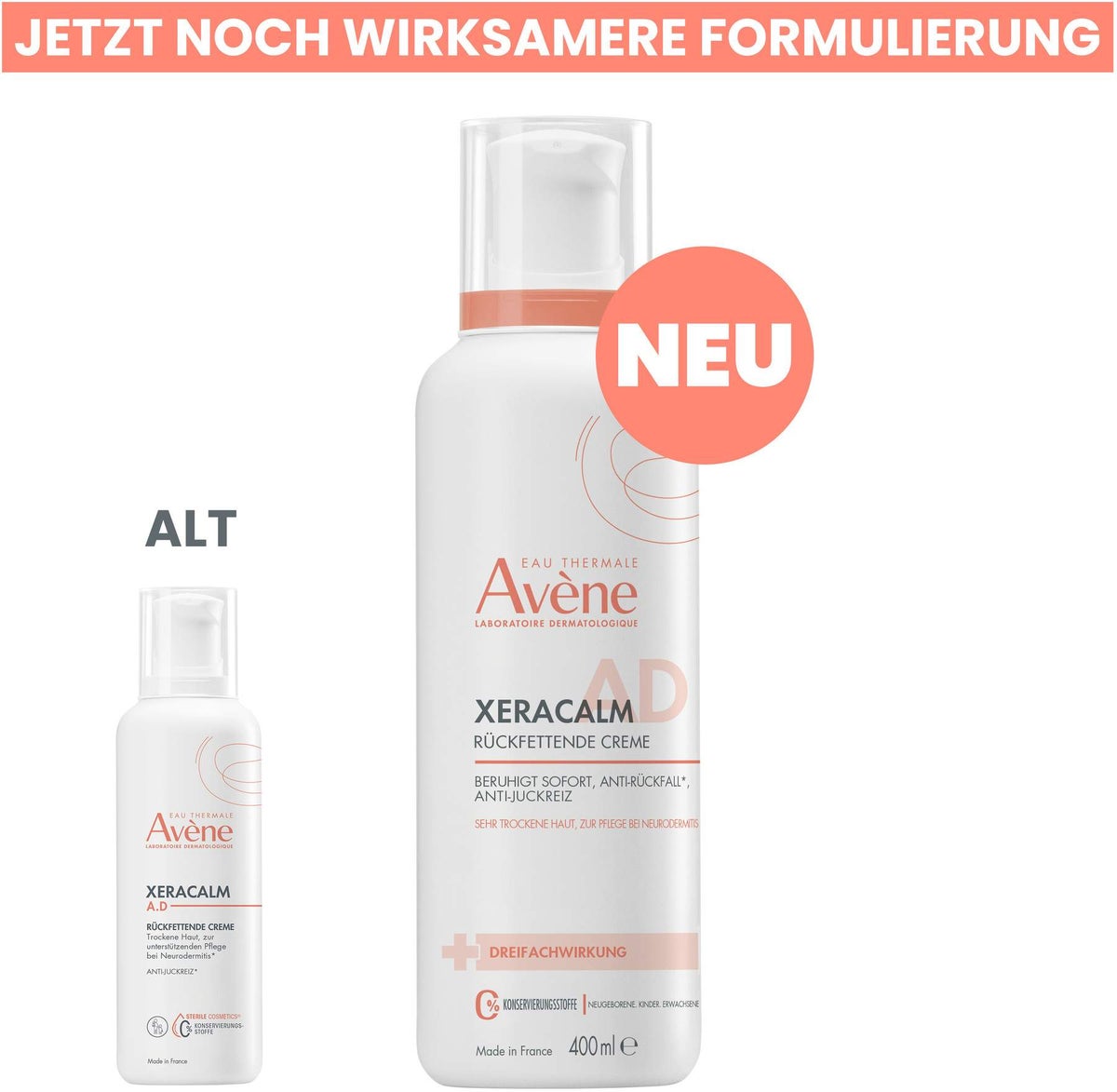 Avene XeraCalm A.D Creme 400 ml