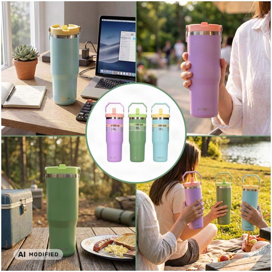 Flip-Becherglas Grün 800 ml